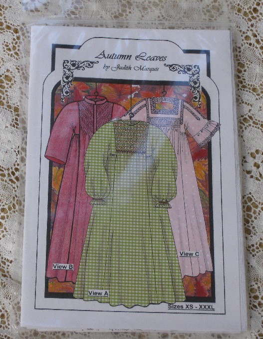 Melanie Size P-Xl Ladies Smocked Heirloom Nightgown Sewing Pattern